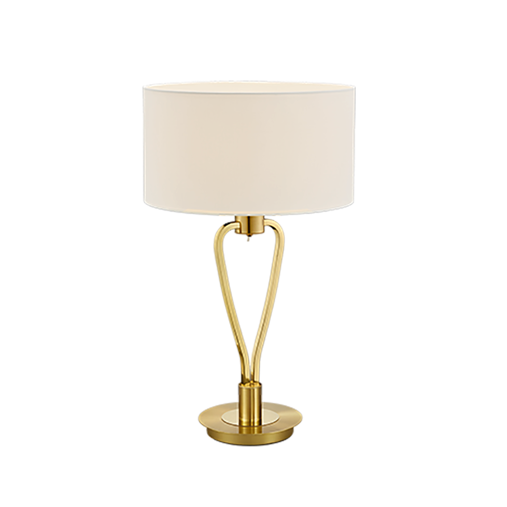 PARIS II stolna lampa mesing mat slika 1