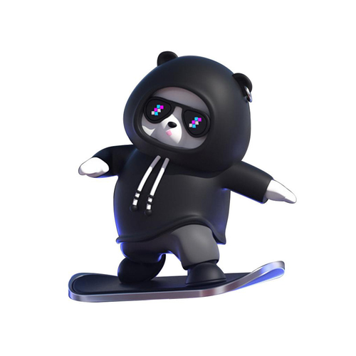 Auto igracka JWD Snowboard Teddy crna slika 1