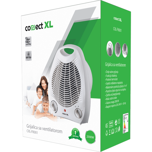 Connect XL grijalica sa ventilatorom CXL-FK001 slika 2