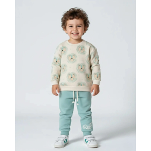 Miniworld Komplet trenerka za bebe Mint 