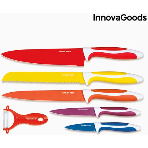 InnovaGoods set keramičkih noževa i ljuštilica 6/1 38x24x3xcm slika 5
