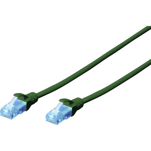 Digitus DK-1511-030/G RJ45 mrežni kabel, Patch kabel cat 5e U/UTP 3.00 m zelena  1 St. slika 2