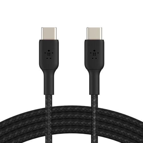 BELKIN CAB004BT1MBK Belkin USB-C oklopljeni kabl,fast charging, duž.1m, crni slika 1