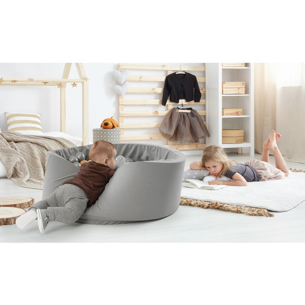 Bazen s lopticama Bubble Pops 150 - sivi slika 2