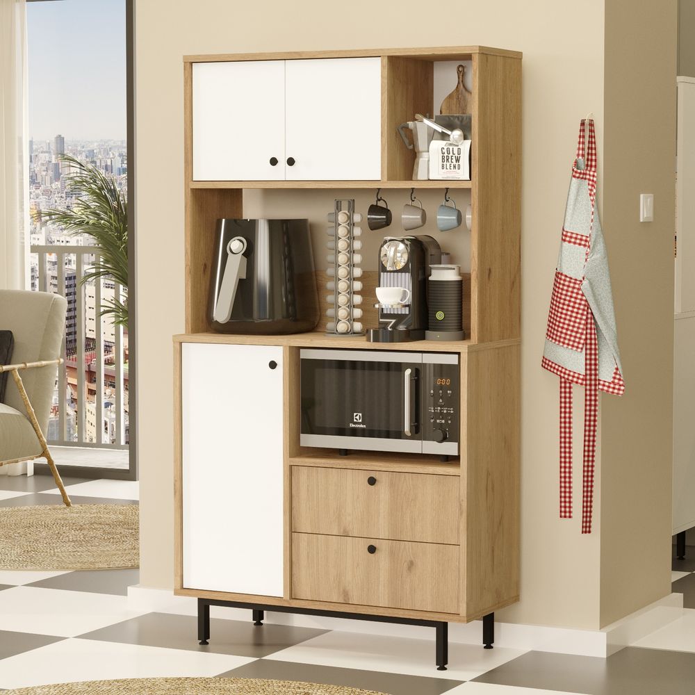 Višenamjenski ormar RE3-SW Oak White slika 2