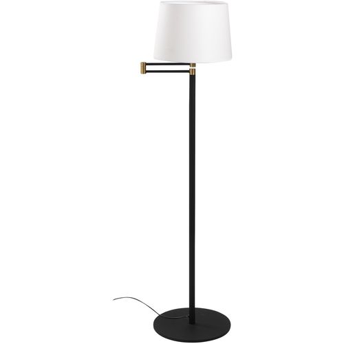 Opviq Podna lampa ASSOS crna, metal- platno, promjer 28 cm, visina 120 cm, promjer sjenila 30 cm, visina 18 cm, duljina kabla 350 cm, E27 40 W, Assos - N-714 slika 5