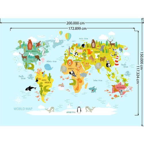 Karta sveta 171-S  200x150 slika 2