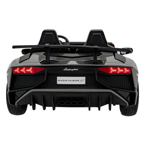 Licencirani auto na akumulator Lamborghini Aventador SV STRONG - dvosjed - sivi slika 5