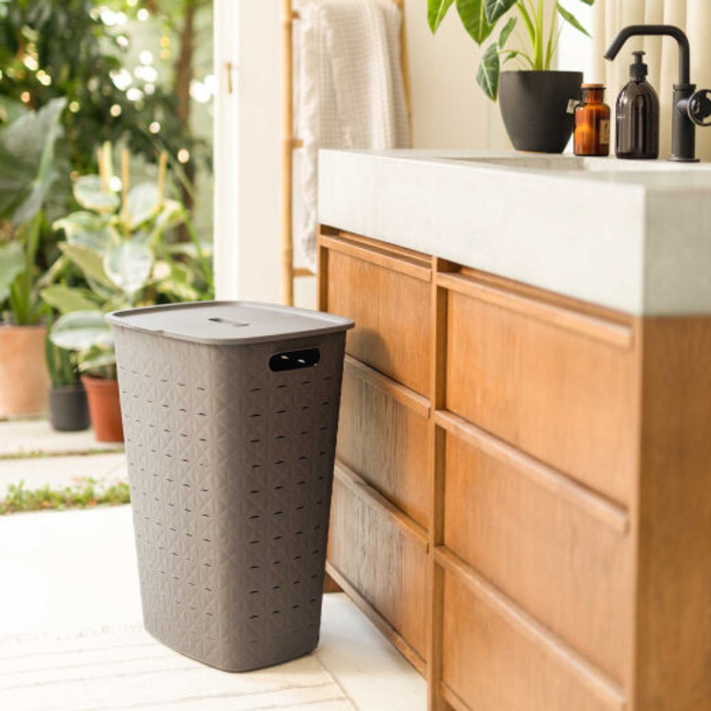 Softex Korpa za veš 56L bež slika 2