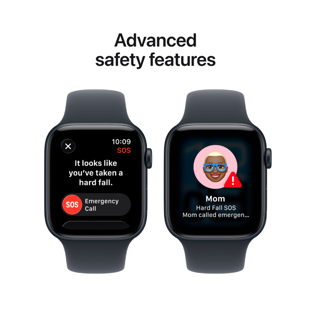 Apple Watch SE 3 Midnight Aluminium kućište sa Midnight Sport trakom - S/M,Model A3325 slika 11