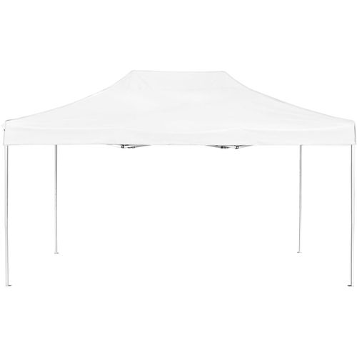 Profesionalni sklopivi šator za zabave 4,5 x 3 m bijeli slika 15