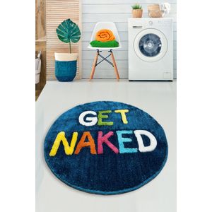 Get Naked - Blue (90) Multicolor Acrylic Bathmat