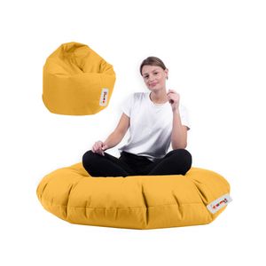 Iyzi 100 Jastučić Pouf - Žuti Vrt Bean Bag