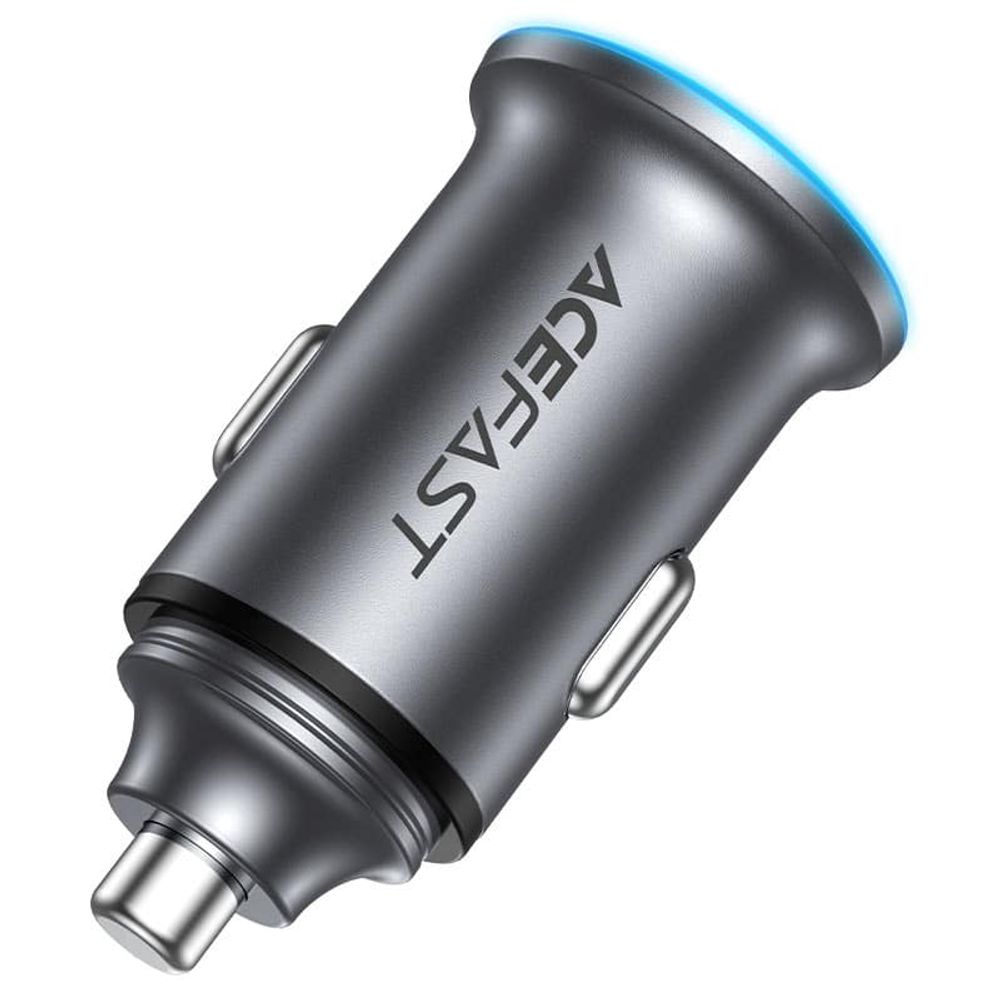Auto punjač Acefast 65W 3.25A 1 X USB-A - 1 x USB-C sivi slika 3