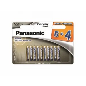 Panasonic baterije LR03EPS/10BW-AAA Alkalne Ever 10 komada