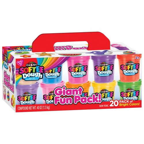 CRAZART plastelin 20 x 57g  Softee Dough 66609 slika 1