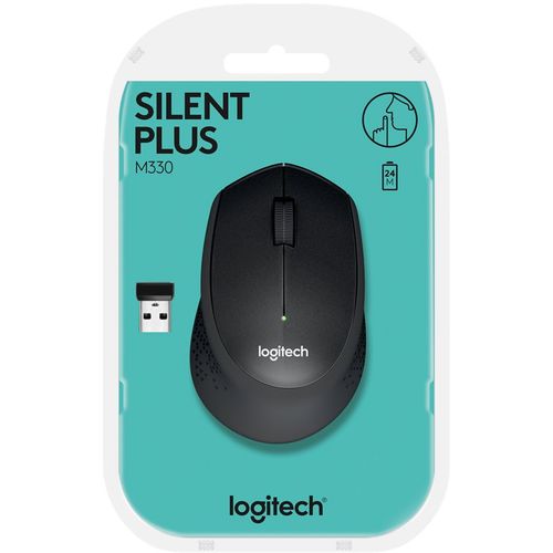 Miš Logitech M330 Silent Plus Black - 2.4GHz, 910-004909 slika 5
