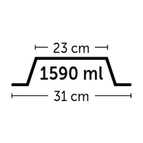 POSUDA ANTISLIP INOX, fi 23cm, 1590ml slika 2