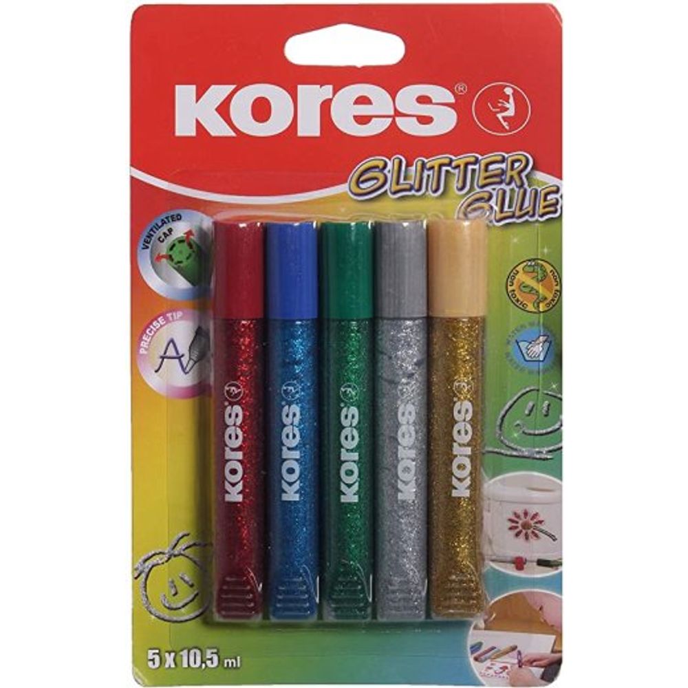 Kores Ljepilo 5/1 providno s GLITTER GLUE slika 1