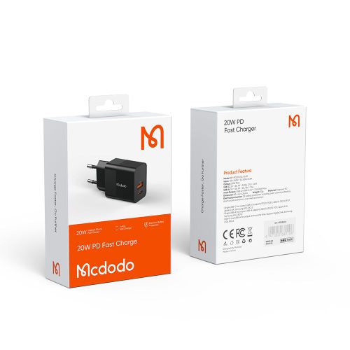 MCDODO CH-1951 ZIDNI Punjač 20W, TIP-C+USB-A KONEKTORI slika 7