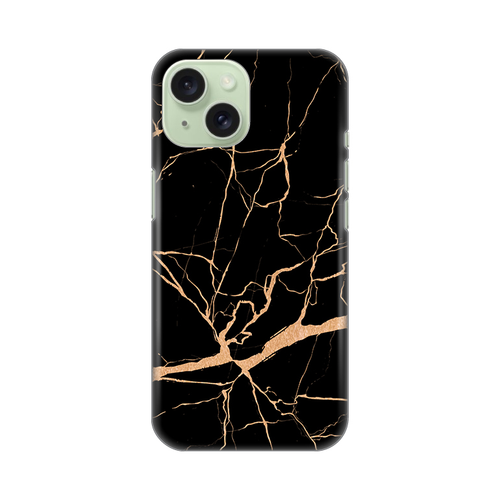 Torbica Silikonska Print za iPhone 15 6.1 All Black slika 1