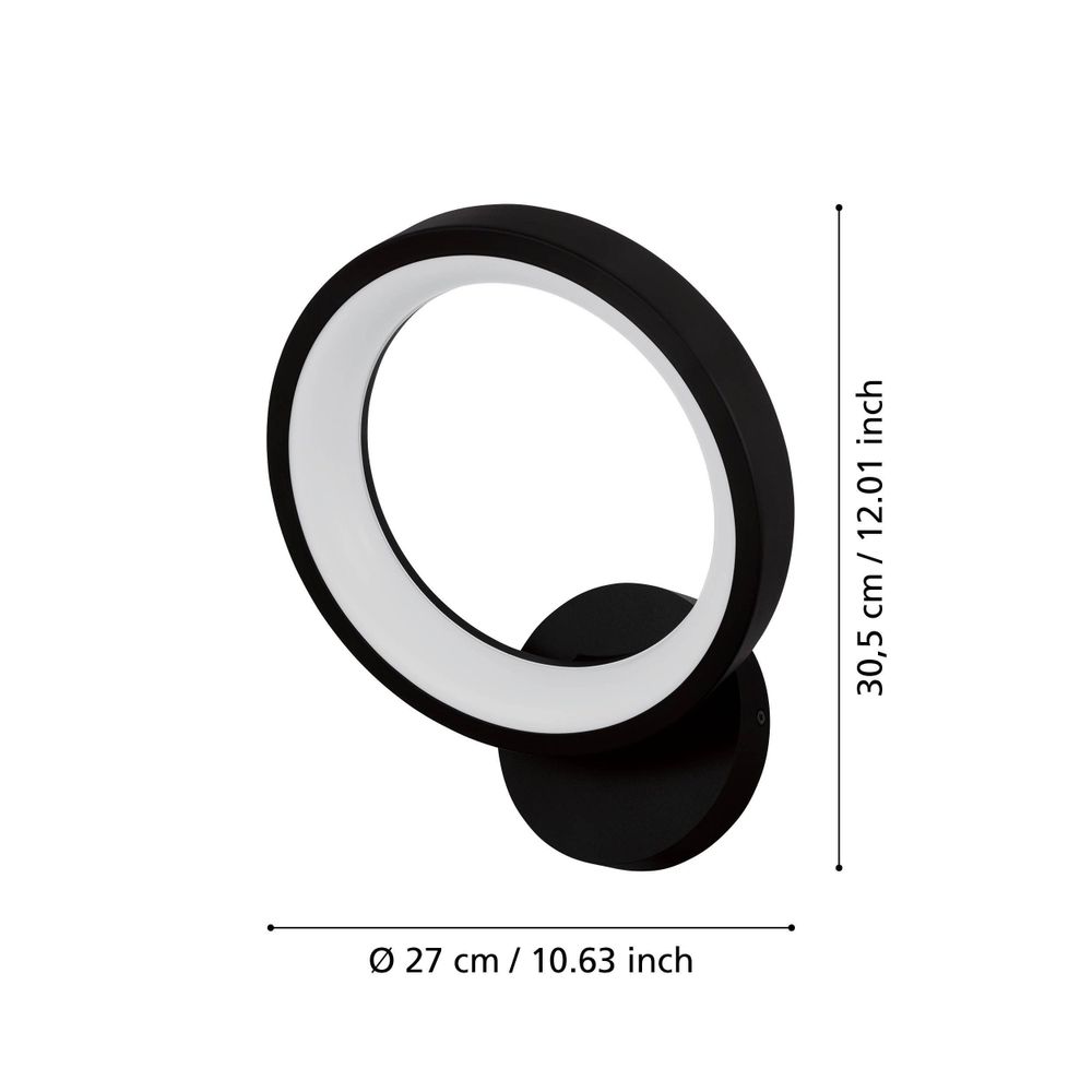 Eglo stolna lampa marghera-c led 16w 2700-6500k 1900lm crno/bijelo v:265mm slika 3