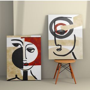 Dekorativno Platno Slikarstvo u Boji 50 x 70 cm (2 Dijela)