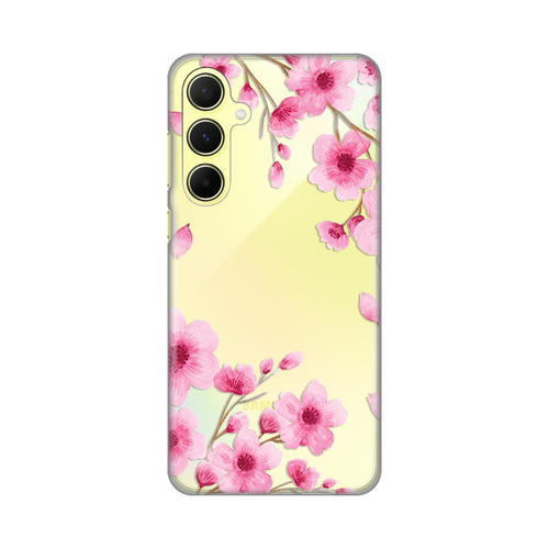 Torbica Silikonska Print Skin za Samsung A556B Galaxy A55 5G Rose Flowers slika 1