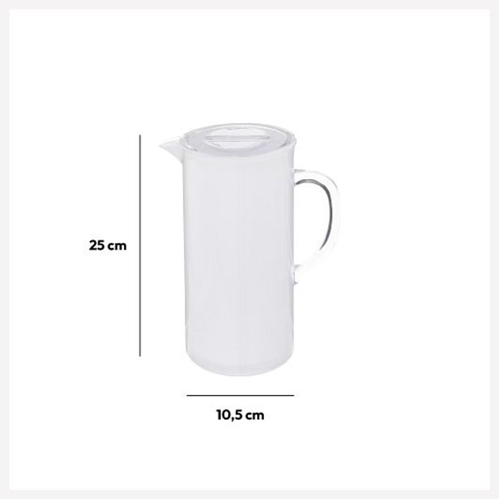 Five bokal 2l modern polistiren bijeli 18x11.7x25cm slika 2