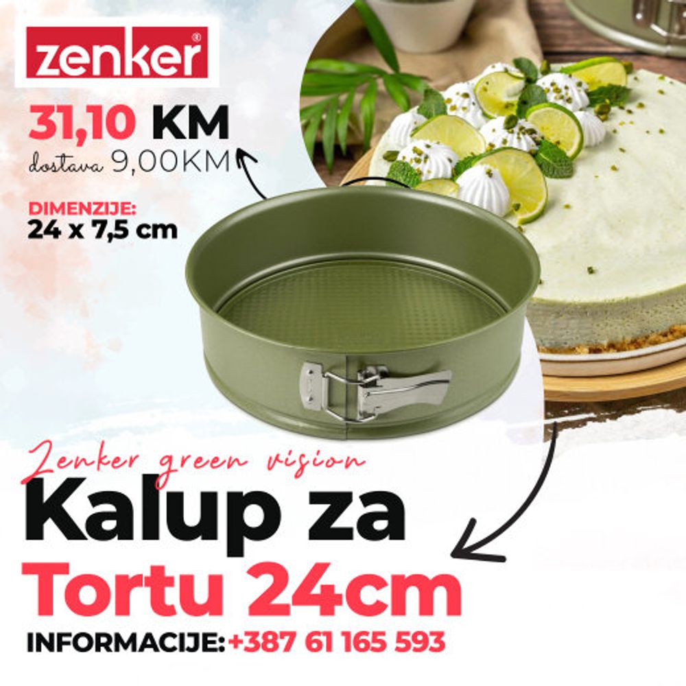 Kalup za tortu 24cm GREEN VISION ZENKER slika 1
