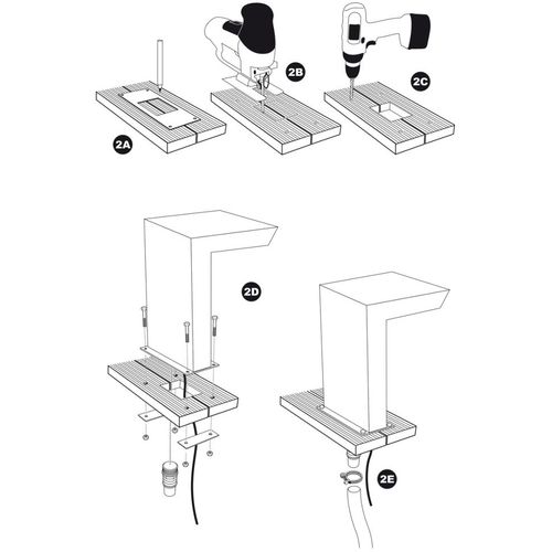 Ubbink LED vodopad Straight srebrna boja 7504636 slika 6