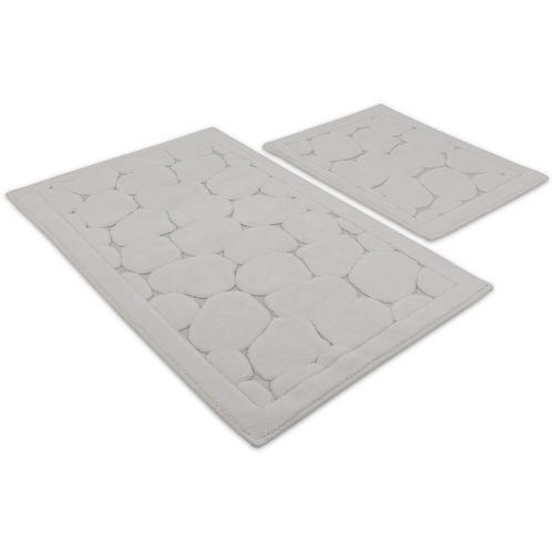 Lino - Ecru Multicolor Bathmat Set (2 Pieces) slika 4