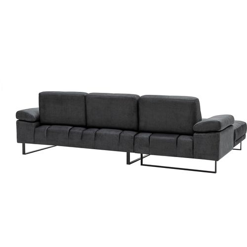 Atelier Del Sofa Kutna garnitura, Antracit, Mustang Large Left - Anthracite slika 11