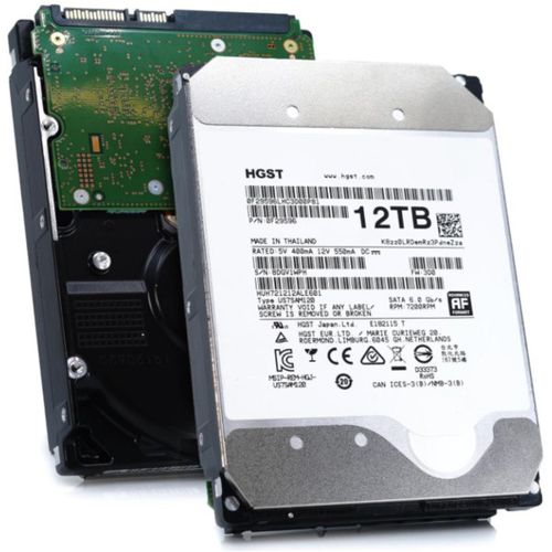 HDD 3.5 * 12TB HUH721212ALE601 WD Ultrastar 7200rpm 256MB SATA3 (DAHUA Compatible)(12999) slika 3