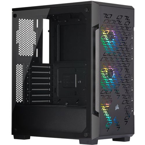 Corsair iCUE 220T RGB Airflow Tempered Glass Mid-Tower Smart Case, Black slika 1