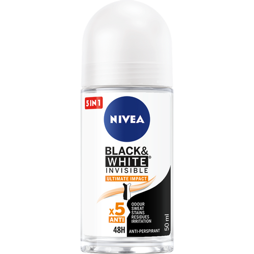 NIVEA Black&White Invisibe Ultimate Impact dezodorans roll-on 50ml slika 1