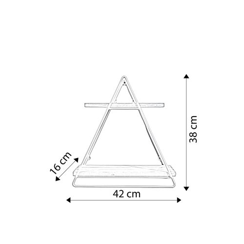 Woody Fashion Zidna polica, Aachen L2053 slika 5