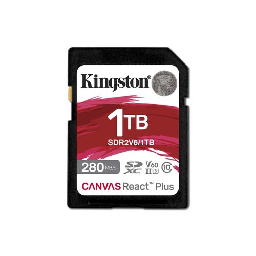 KINGSTON Memorijska kartica SDR2V6/1TB 1TB SDXC UHS-II 280R/150W U3 V60 slika 2