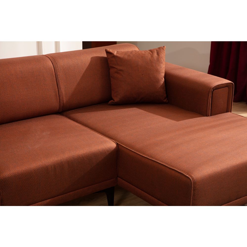 Ugaona Sofa- Krevet Horizon Right - Crvena slika 3