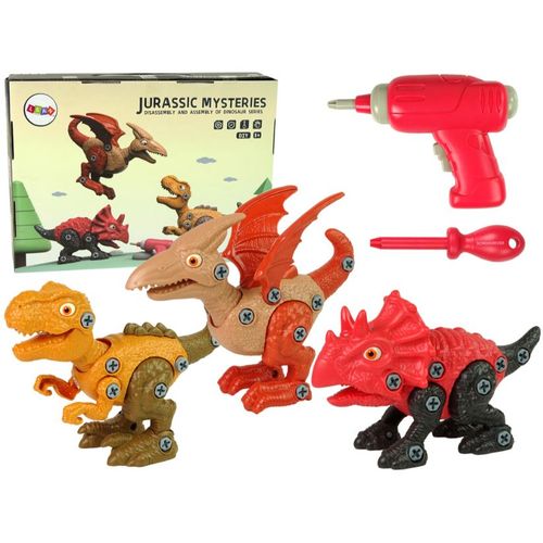 Set 3 dinosaura na rastavljanje s dodacima slika 1