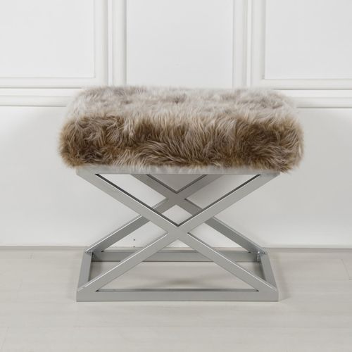 Capraz Plush - Silver, Brown Silver
Brown Pouffe slika 1