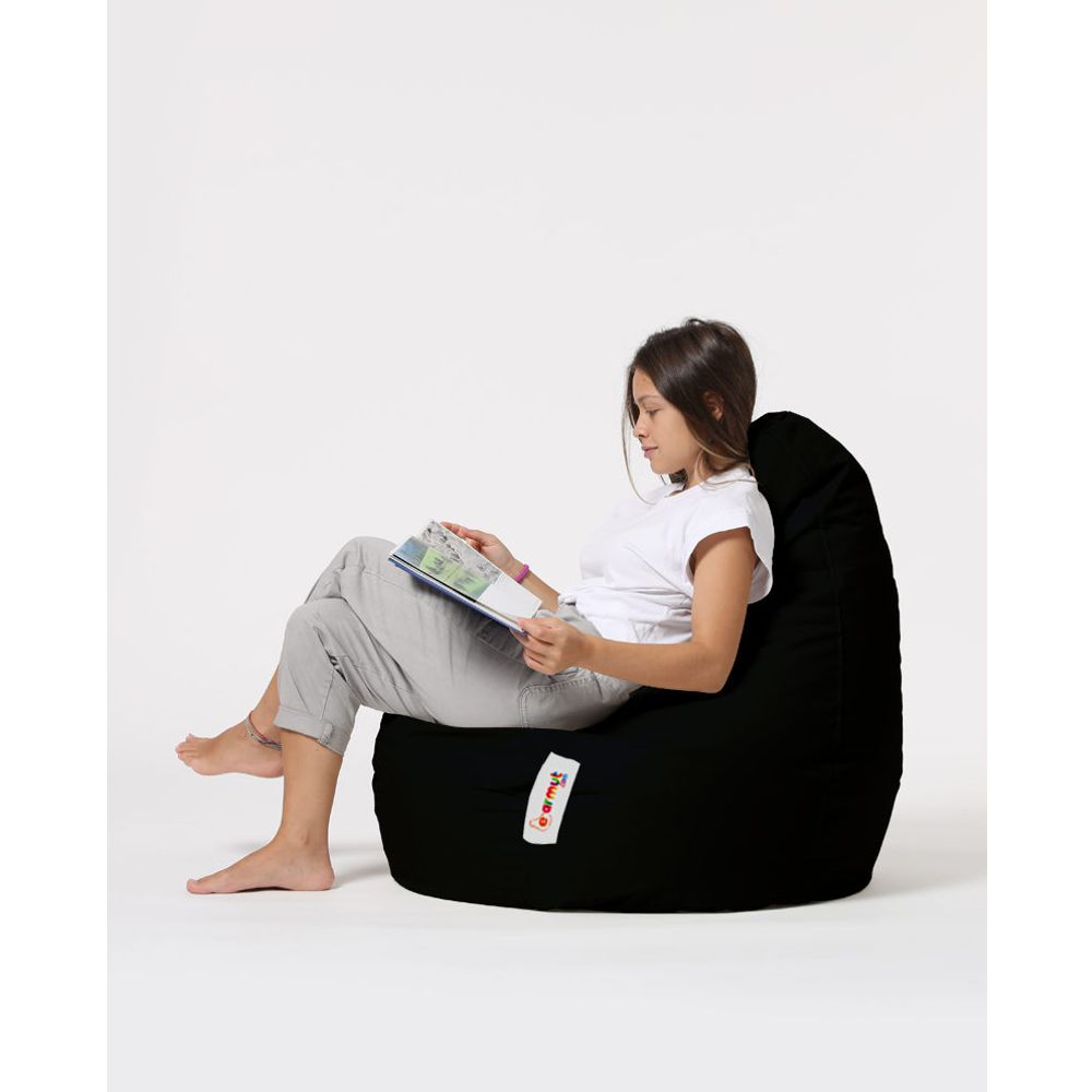 Drop L - Crni Crni Baštenski Bean Bag slika 6