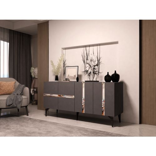 Vania - Anthracite, Silver Anthracite
Silver Console slika 2