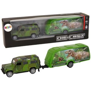 Set Jeep transporter dinosaura