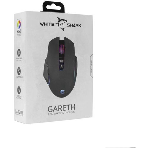 White Shark miš GM-5009 GARETH crni/ 6400 dpi slika 7