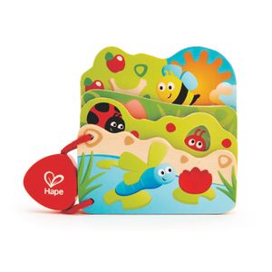 Hape Drvena edukativna knjiga Baby's Bug Book E0043A 