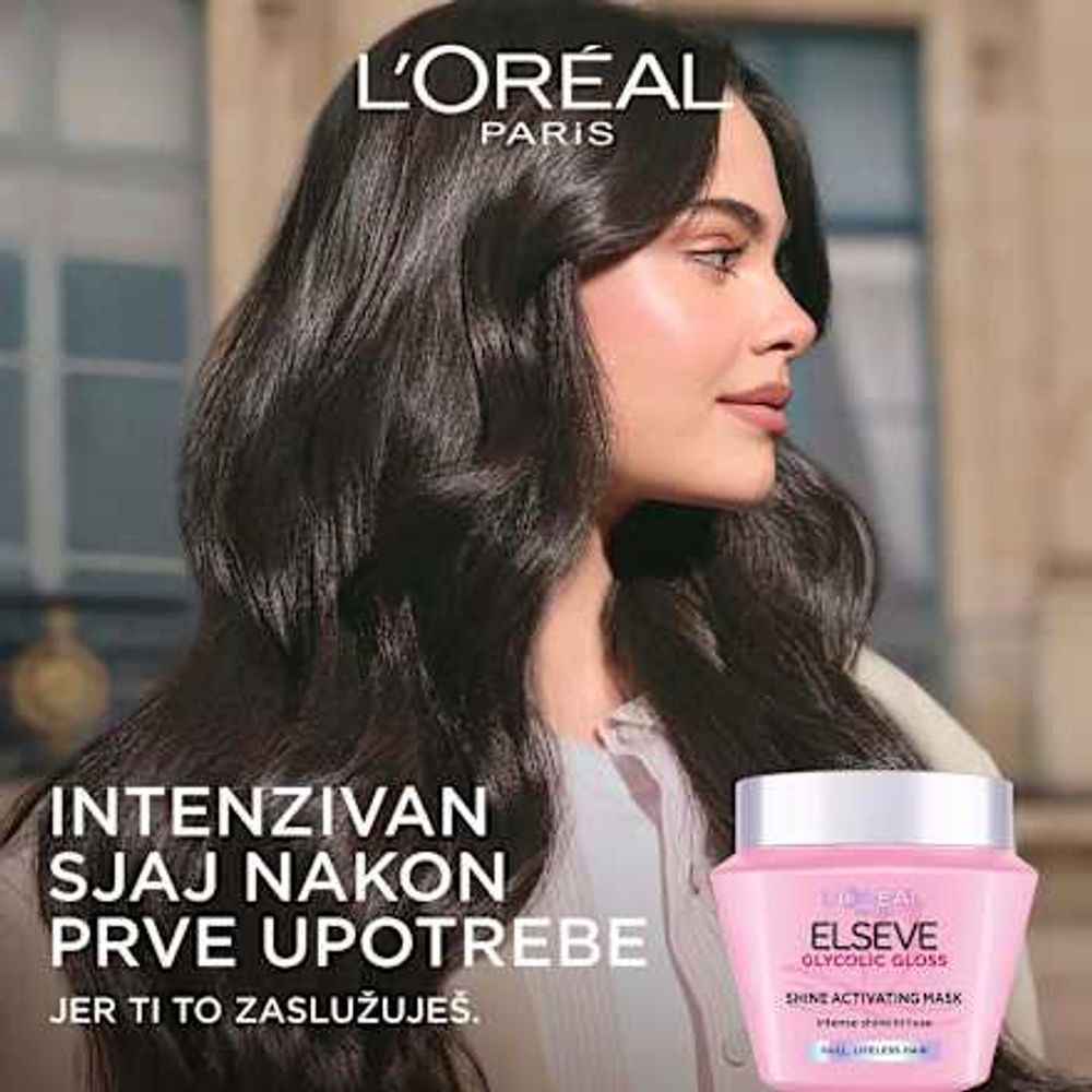L'Oréal Paris Elseve Glycolic Gloss Shine Glaze Maska za kosu 300 ml slika 5