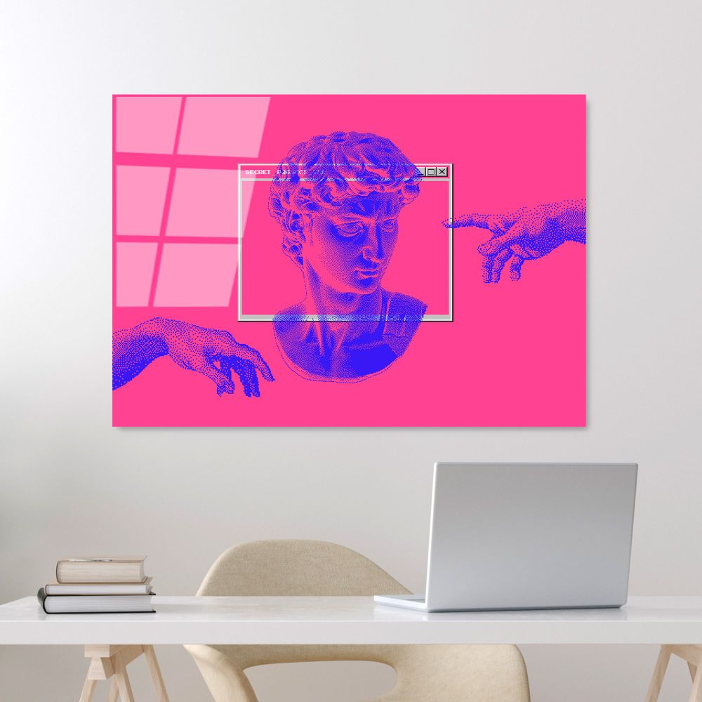 UV-766 Dekorativna Slika na Kaljenom Staklu, 70 x 100 cm, Višebojna slika 2