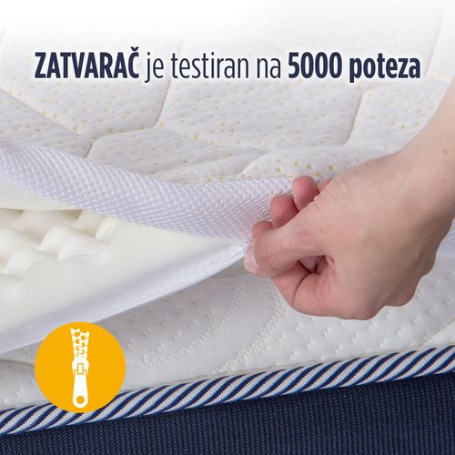 Naddušek/prostirka Hitex Kamilica 3+1 white 160x200 cm slika 12