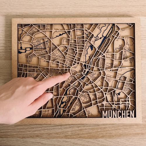 3D mapa grada "München"🇩🇪 slika 3